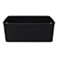 Doric Black Storage Basket, Medium