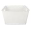 Doric White Storage Basket, Large