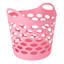 Pink Flexible Laundry Hamper, 30l