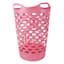 Pink Flexible Laundry Hamper, 60l