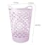 Lavender Flexible Laundry Hamper, 60l