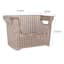 Crossover Weave Stackable Storage Basket, Tan