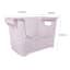 Crossover Weave Stackable Storage Basket, Lavender