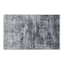 Grey Abstract Washable Microfiber Tufted Accent Rug, 20x32