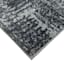 Grey Abstract Washable Microfiber Tufted Accent Rug, 20x32