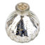 Silver Mercury Glass Bud Vase, 4"