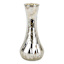 Silver Mercury Glass Bud Vase, 6"