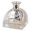 Silver Mercury Glass Bud Vase, 4"