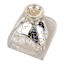 Silver Mercury Glass Bud Vase, 4"