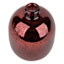 Red Mercury Glass Bud Vase, 5.5"