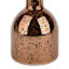 Brown Mercury Glass Bud Vase, 6.5"