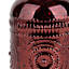 Red Mercury Glass Bud Vase, 3.5"