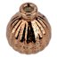 Brown Mercury Glass Bud Vase, 4"