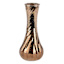Brown Mercury Glass Bud Vase, 6"