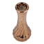Brown Mercury Glass Bud Vase, 6"