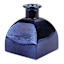 Blue Mercury Glass Bud Vase, 4"