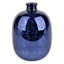 Blue Mercury Glass Bud Vase, 5.5"