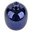 Blue Mercury Glass Bud Vase, 5.5"