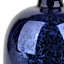 Blue Mercury Glass Bud Vase, 5.5"