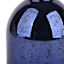 Blue Mercury Glass Bud Vase, 6.5"