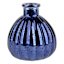 Blue Mercury Glass Bud Vase, 4"