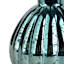 Green Mercury Glass Bud Vase, 4"