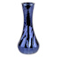 Blue Mercury Glass Bud Vase, 6"