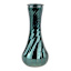 Green Mercury Glass Bud Vase, 6"
