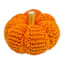 Homespun Harvest Orange Crochet Pumpkin, 8"