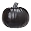 Halloween Black Craft Pumpkin, 9"
