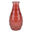 Red Glass Dot Bud Vase, 5.5"