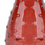 Red Glass Dot Bud Vase, 5.5"