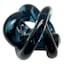 Crosby St. Navy Blue Glass Knot Figurine, 4"