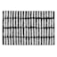 Westport Black Tufted Bath Rug, 20x30