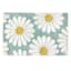 Turquoise Daisy Tufted Bath Rug, 20x30