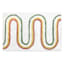Multicolor Rainbow Tufted Bath Rug, 20x30