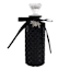 Spellbound Black Glass Potion Bottle, 6"