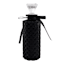 Spellbound Black Glass Potion Bottle, 6"