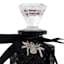 Spellbound Black Glass Potion Bottle, 6"
