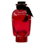 Spellbound Red Glass Heart Love Potion Bottle, 4"