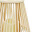 Natural LED Rattan Lantern, 7x9