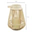 Natural LED Rattan Lantern, 7x9