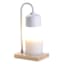 White Arched Candle Warmer Lamp