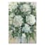White Floral Vase Canvas Wall Art, 24x36