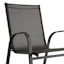 Stackable Sling Patio Barstool, Black