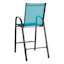 Stackable Sling Patio Barstool, Teal
