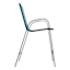Stackable Sling Patio Barstool, Teal