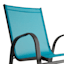 Stackable Sling Patio Barstool, Teal