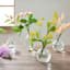 Willow Crossley Purple Rim Clear Bud Vase, 3"