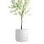Crosby St. Addison White Outdoor Planter, Extra Large